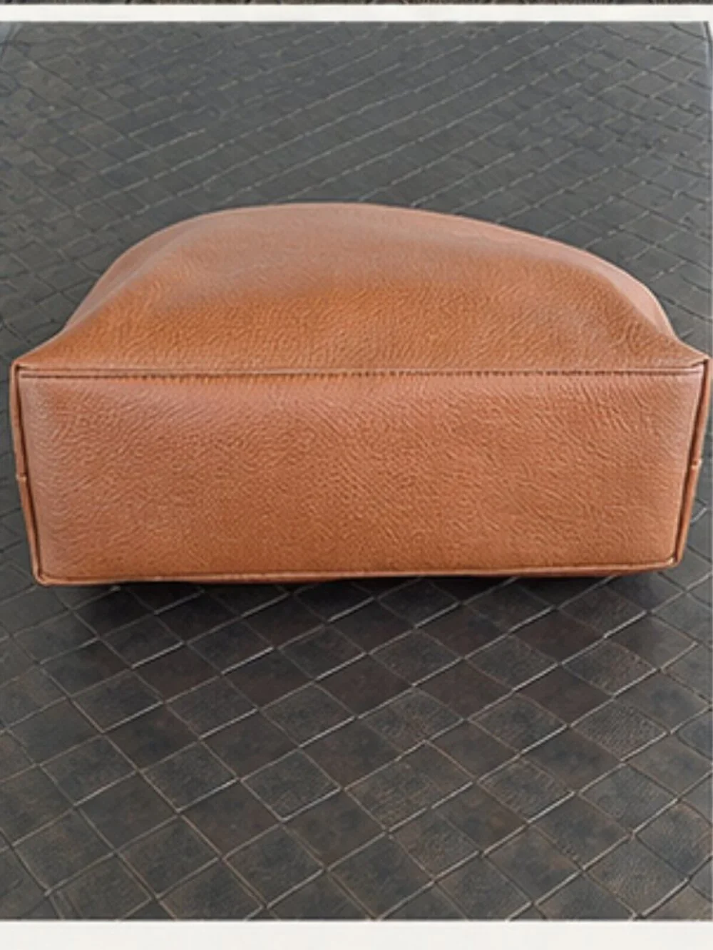 Montana West Cognac Pebbled Hobo | Slouchy Shoulder Minimalist Everyday Bag